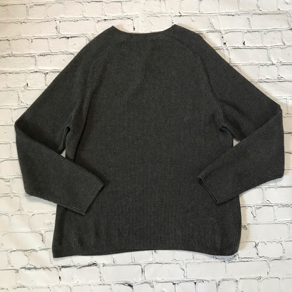 Gray GAP Ribbed Sweater - Picture 2 of 6